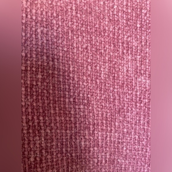 Dusty Pink Chenille Sweater - Picture 3 of 4